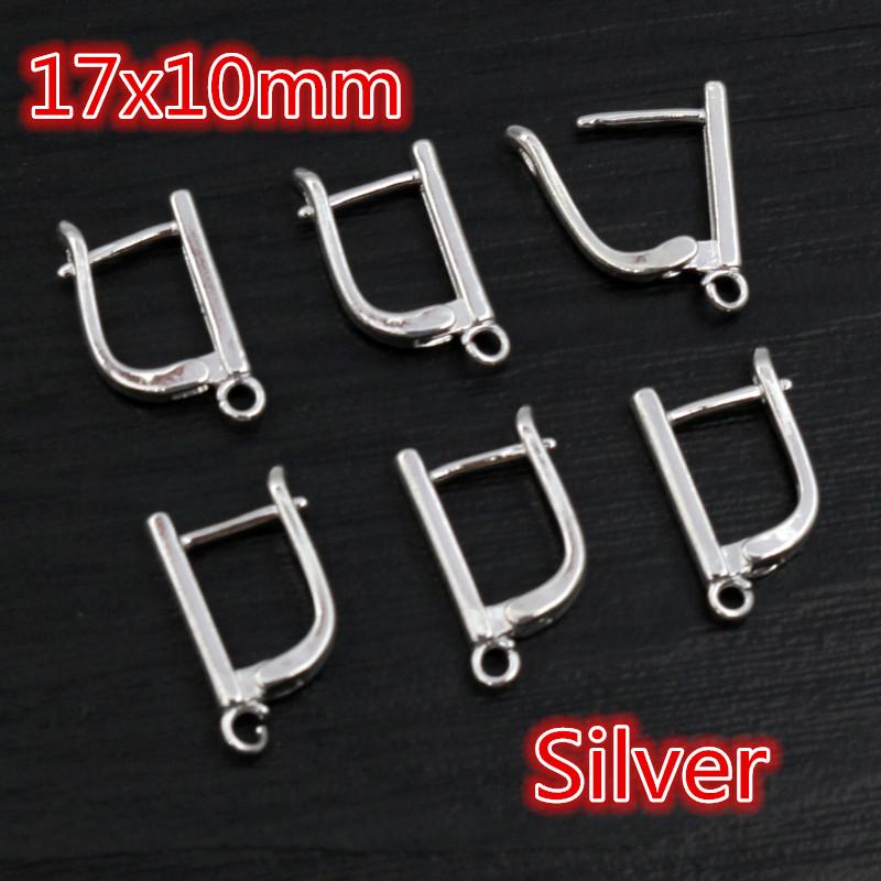 10pcs 3-Styles Gold Color French Earring Hooks Lever Back Open Loop Setting for DIY Earring Clips Clasp Jewelry Making Findings