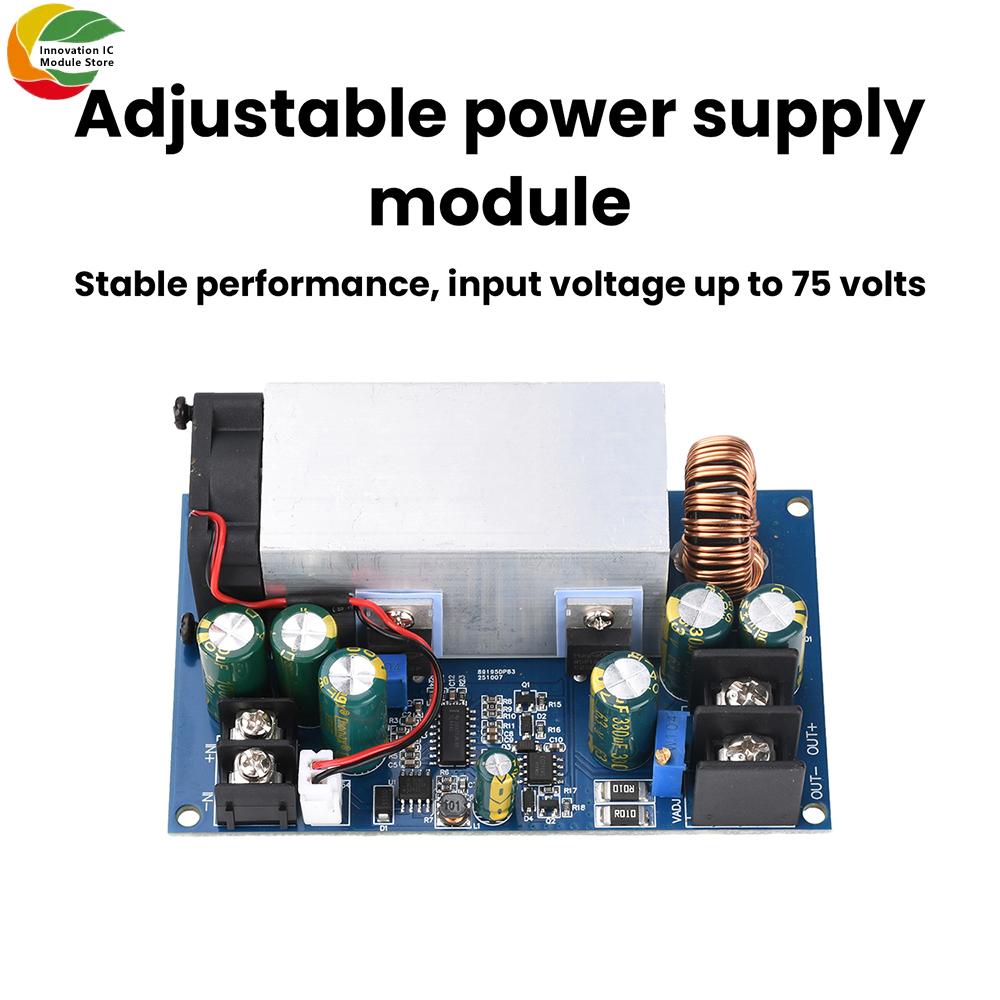 DC-DC Buck Converter Module 12-75V to 2.5-60V Step Down Voltage Regulator Constant Current Power Supply