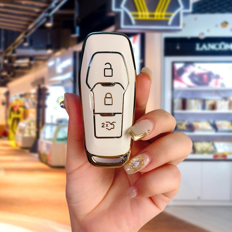 High-Grade Key Case for Ford Mondeo, Mustang, Edge, Kuga, Explorer, Taurus.