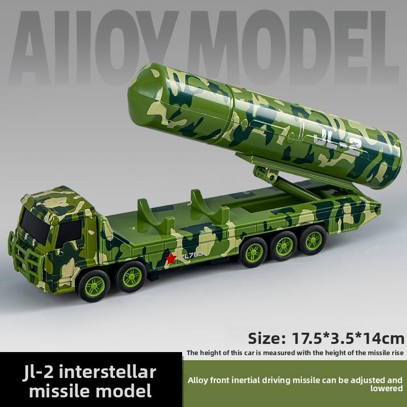 Военная модель автомобиля Сплав Инерционный Ракетный грузовик С регулируемой пушкой Для коллекционеров Intercontinental Missile