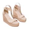 Women's Fashion Wedge Sandals - Woven Hemp Rope Ankle Strap, Thick Sole Straw Platform Shoes