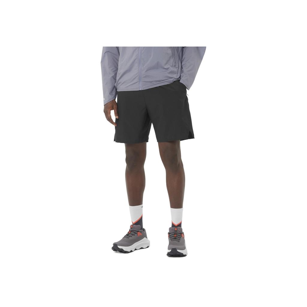 SALOMON Shkout Core 2 In 1 Breathable Lightweight Quick Dry Comfortable Sports Shorts Men Shorts Deep-Black C24541