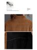 In Stock: Women's Korean Style Plus Velvet Corduroy Trench Coat - Thickened, Long Sleeve, Single-Breasted, 2025 Winter Edition.