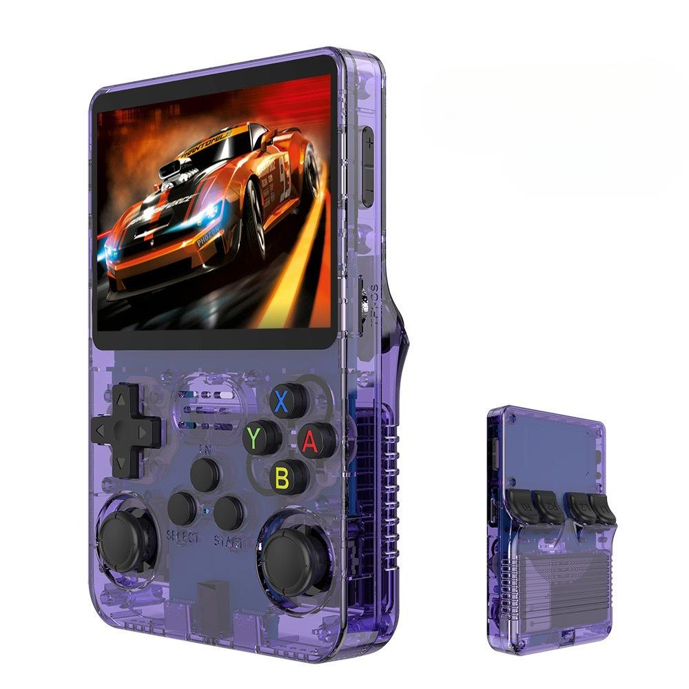 R36s Handheld Game Console - 3.5-inch IPS screen, supports over 15000+ games and 12 emulators (64GB)