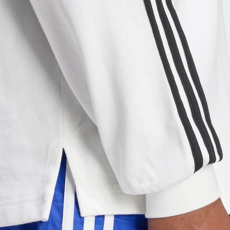 Adidas Adicolor Rugby Polo Shirt White Men Streetwear IZ2459