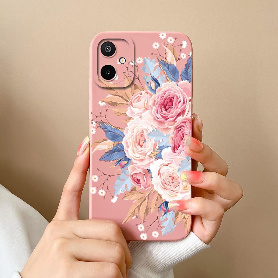 Casing For Samsung Galaxy M06 S25 Edge A06 F06 F16 M16 Beautiful Flowers Avocado High Quality Shockproof Silicone Protective Cases For Samsung Housing