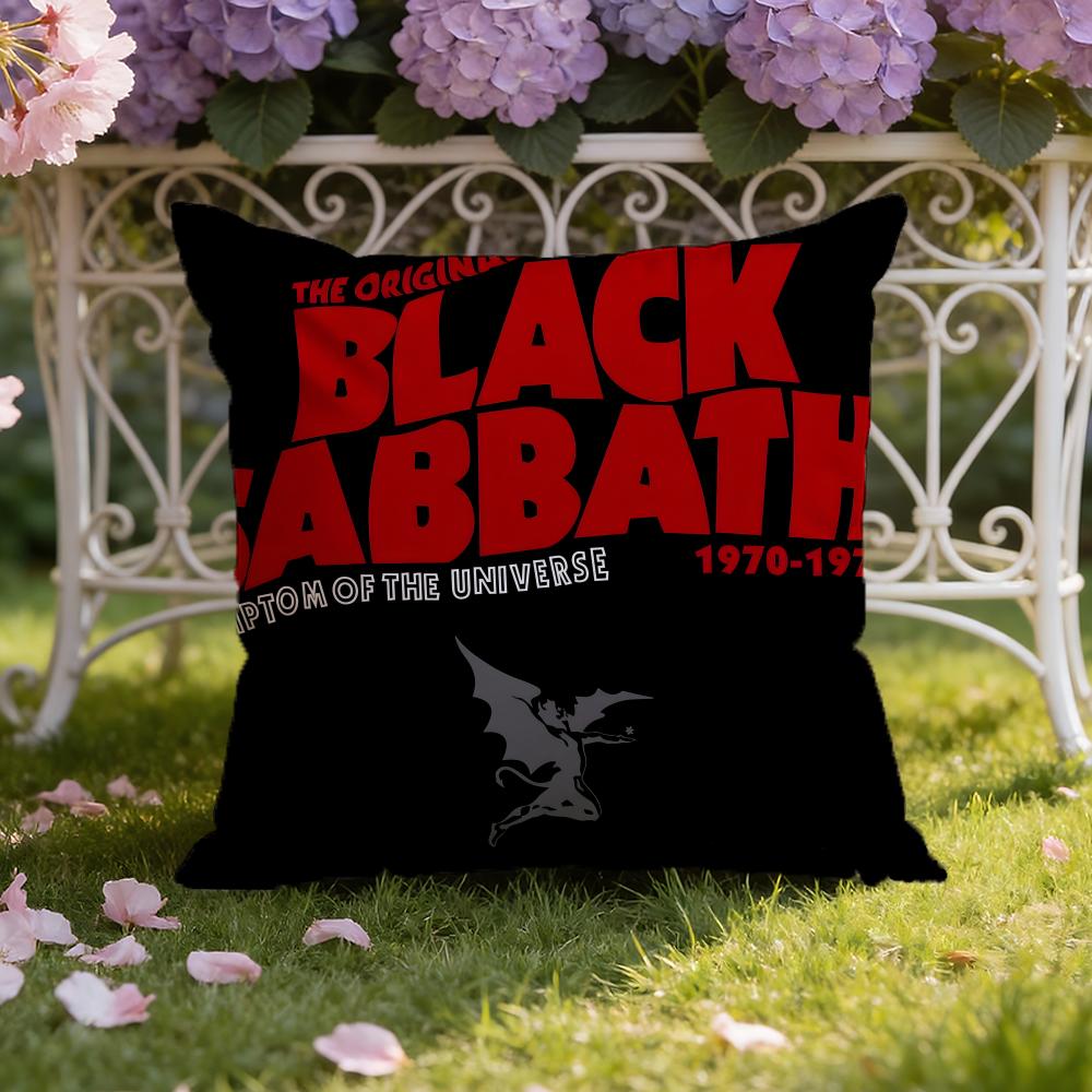 Band B-Black S-Sabbath Kissenbezug Home & Auto Dual-Scene Kissenbezug: Wendbar für höchsten Tragekomfort