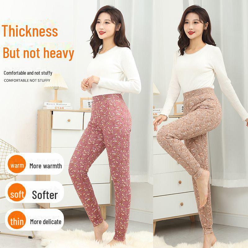 Women's High Waist Thermal Cotton Leggings - Thick or Thin, Slim Fit & High Elasticity