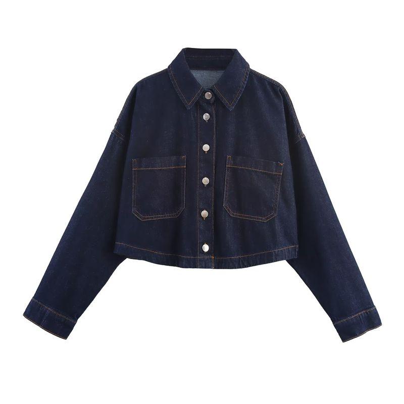 Kaslead New Women clothes Western Style Fashion Denim Short Shirt Jeans 1934231 1934232