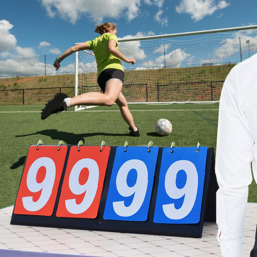 Tabletop Scoreboard Flippers Sports Competition Score Board MultiSport Score Flip Scoreboard Score Keepers Easily Use