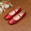 Fashion Flat Shoes for Women Spring and Summer 2025 New Solid Mary Jane Women's French Shallow Plus Size Women's Shoes Loafers Women