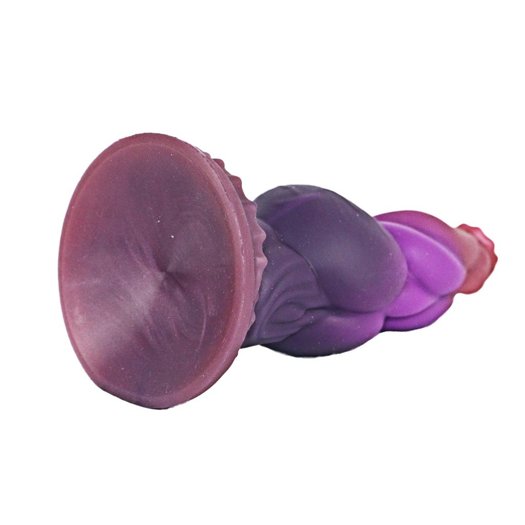 Silicone Fantasy Dildo - Unique Dog Knot Anal Plug for Women, G-Spot Stimulator & Adult Toy for Enhanced Pleasure