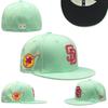 2024 Foreign Trade New LA Dodgers Men's and Women's NY Baseball Team Full Seal Baseball Cap Youth Street Dance Wide Brim Size Cap