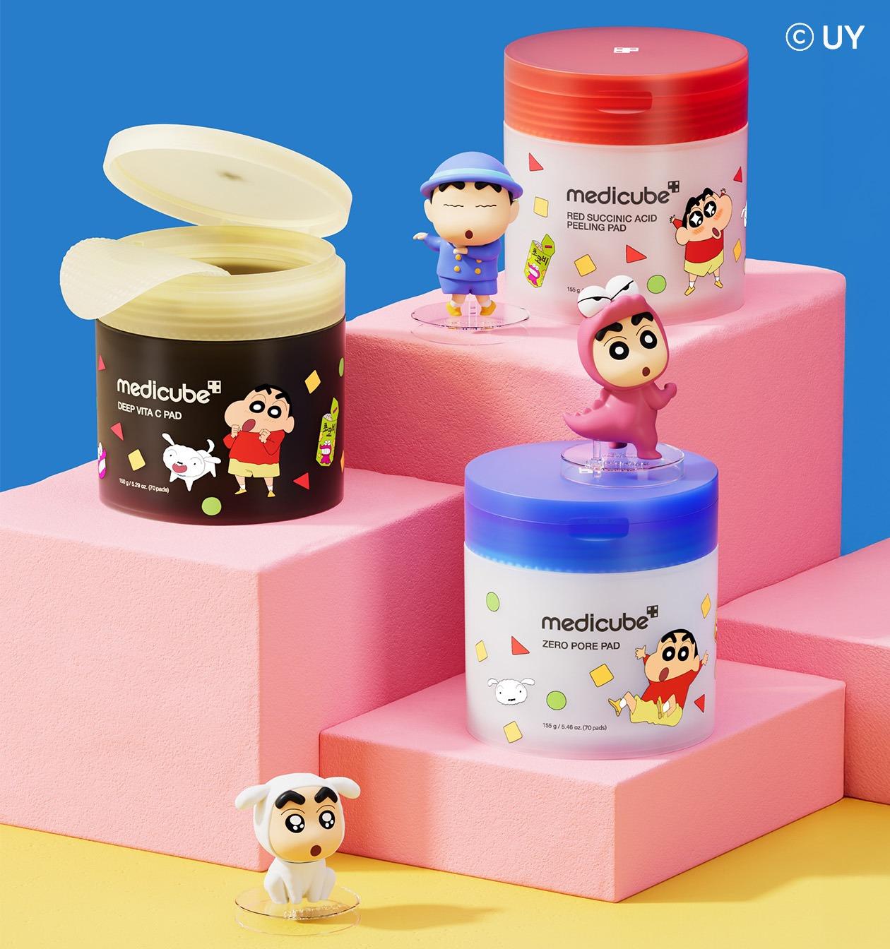

Medicube Toner Pads Crayon Shin-chan Edition Zero Pore Pad Refill Edition