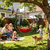 Bird Feeders for Outdoors Heart-shaped Iron Feeding Station Balcony Bird Feeder for Courtyard Landscaping Patio Watching Viewing