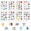 8 Father's Day Stickers Can Be Waterproof Diary Hand Stickers Gu Card Stickers DIY Decorative Stickers Stickers