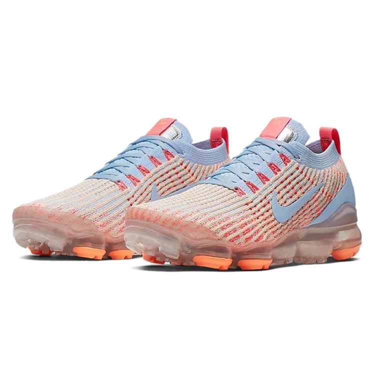 Nike Air VaporMax Flyknit 3 Hydrogen Blue Orange Pulse Women's AJ6910-400