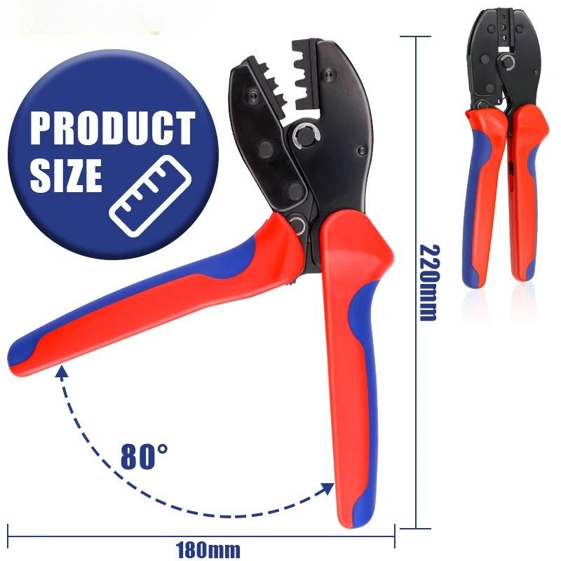 Solar PV Cable Crimping Tools LY-2546B MC2.5,4,6mm²/14-10AWG Connector Pressing Ratchet YEFYM Pliers