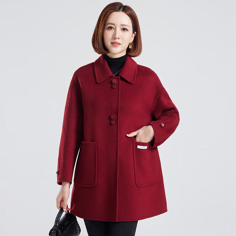 Women's Autumn/Winter Wool Blend Lapel Coat
