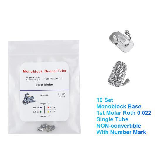 

022 Стоматологические буккальные трубки Roth Monoblock Base