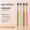 Macaron Dopamine Color Toothbrush Set - Gum Protection & Comfort for Couples, Students, and Families.
