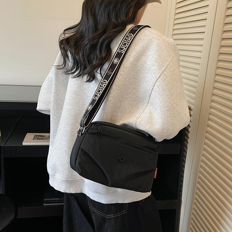 High Quality Nylon Small Chest Bag Women New Shoulder CrossbodyBags Female Large Capacity Shoulder Bag Fashion Handbag Lady Sac