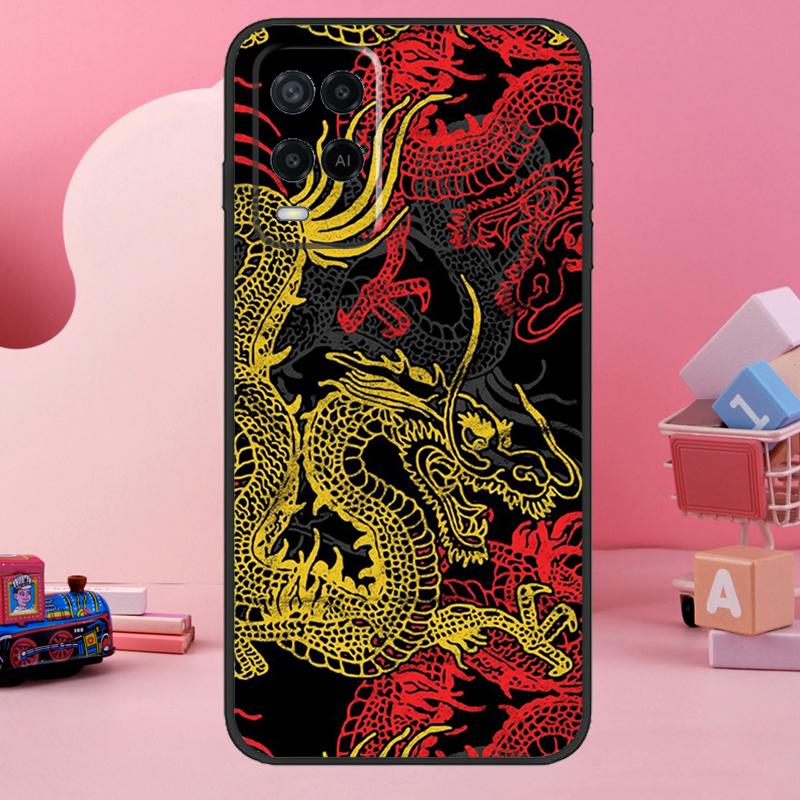 DRAGON TATTOO JAPONAIS Coque Pour Oppo A98 A78 A18 A38 A58 A60 A80 A40 A77 A57 A17 A74 A54 A94 A96 A76 A16 A15 A5 Pro