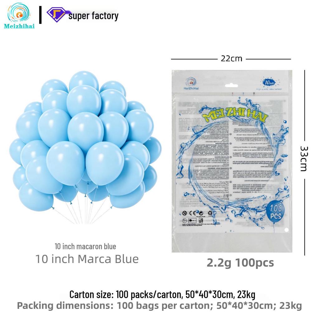 Colorful Macaron Balloons: Round Dopamine Balloons for Children's Birthday Party Decoration