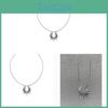 Geometric Snake Chain Necklace With Titanium Pendant For Men Women