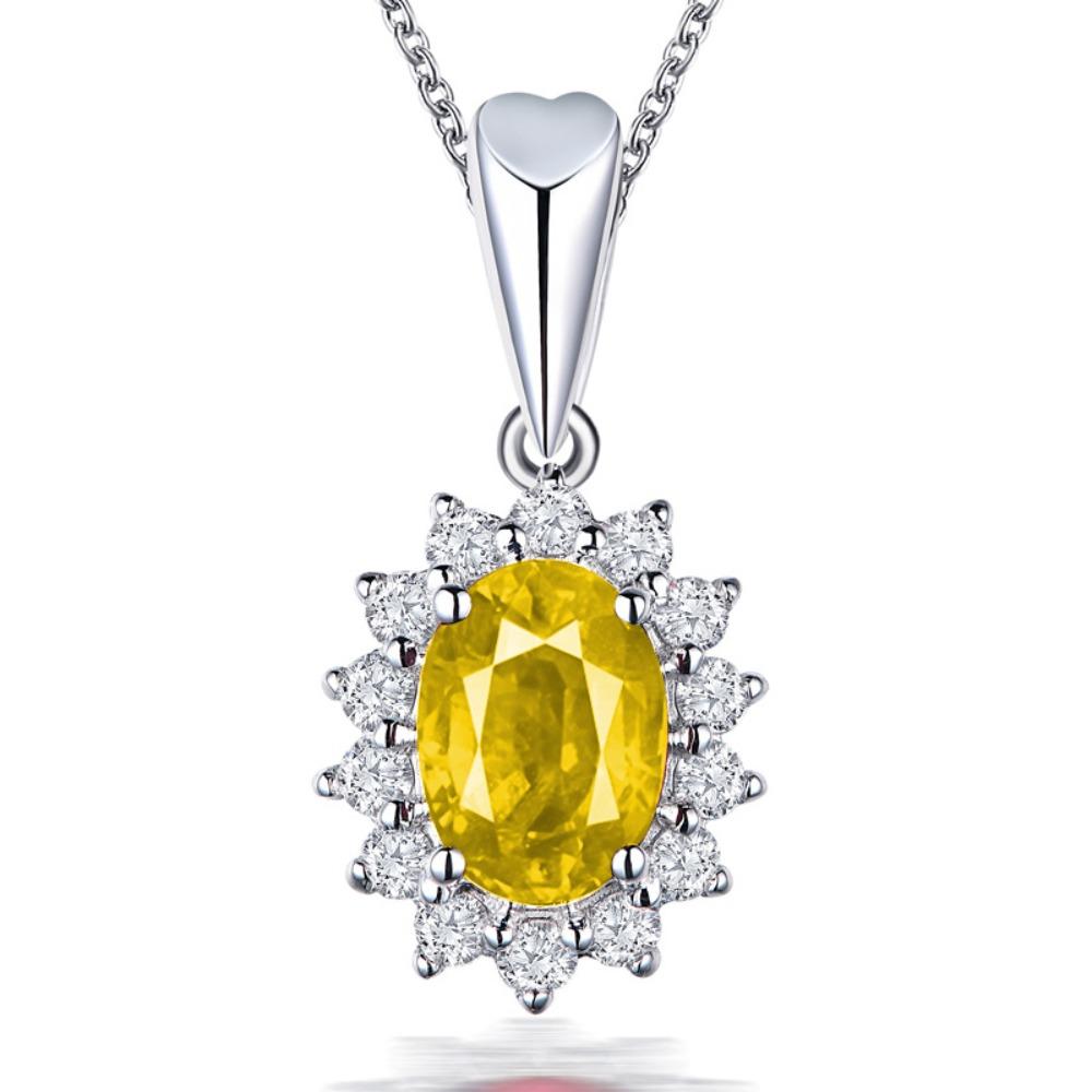 Fashionable Ruby Necklace for Women Princess Wedding Pendant Elegant Collarbone Chain