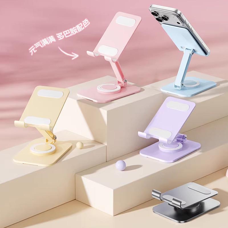 360° Rotating Magnetic Foldable Phone & Tablet Stand - Macaron Series