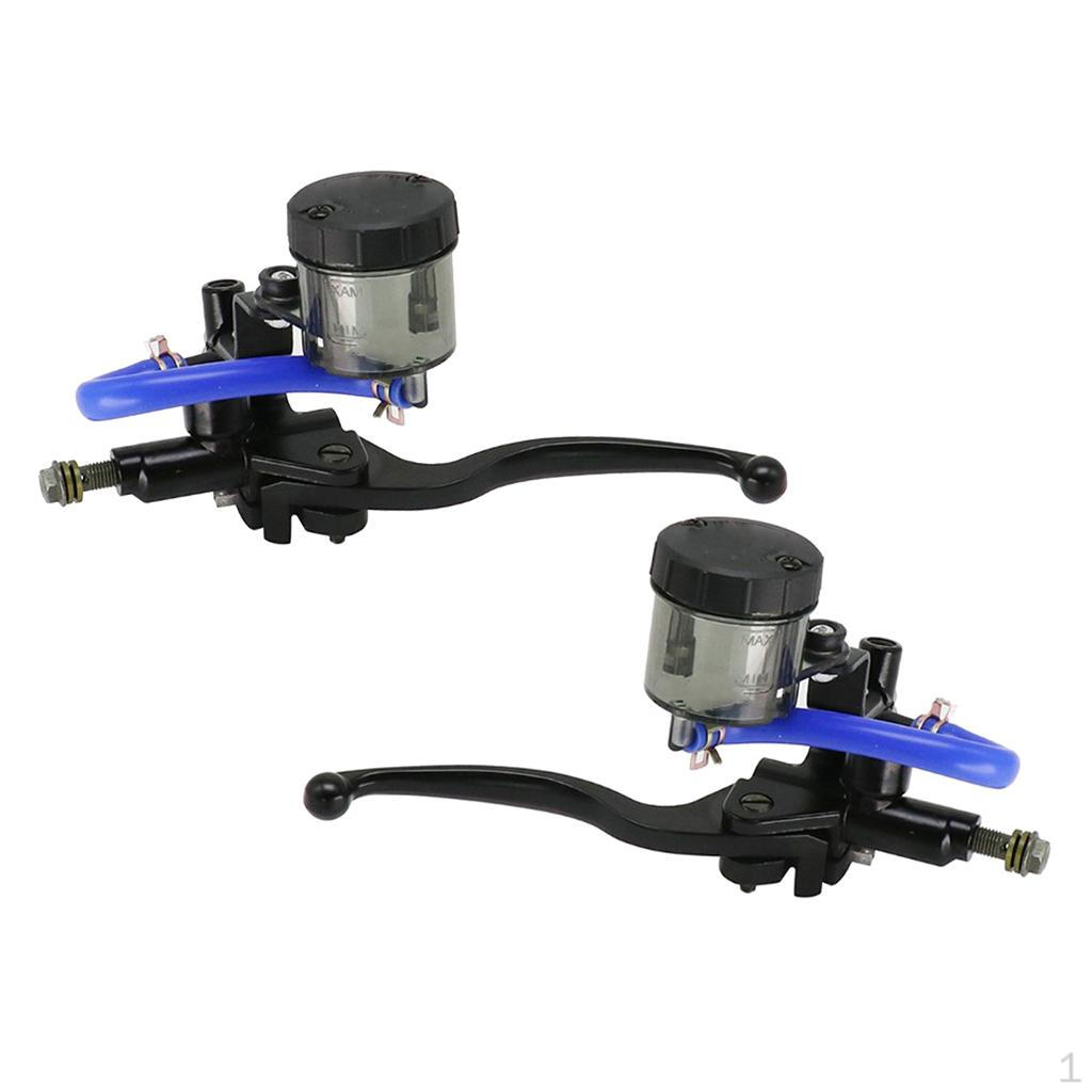 

2 Гидравлический Тормоз Сцепление Главный Цилиндр Рычаг Комплект Комплект Фитинг