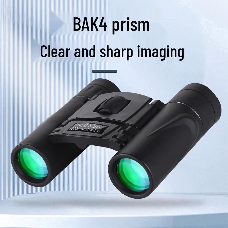 HD Foldable Binoculars: High Magnification, Professional Day/Night Use, Portable, Compatible with Mobile Phone Shooting