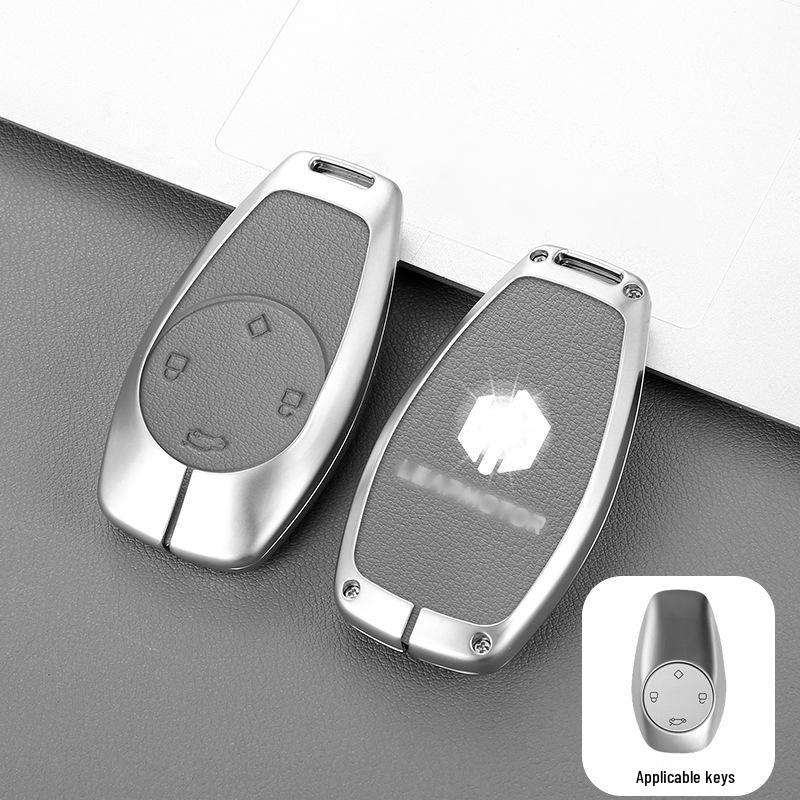 

Leapmotor T03/C11/S01/C01 2022 Key Case - Protective Metal Car Remote Shell with Buckle for Women