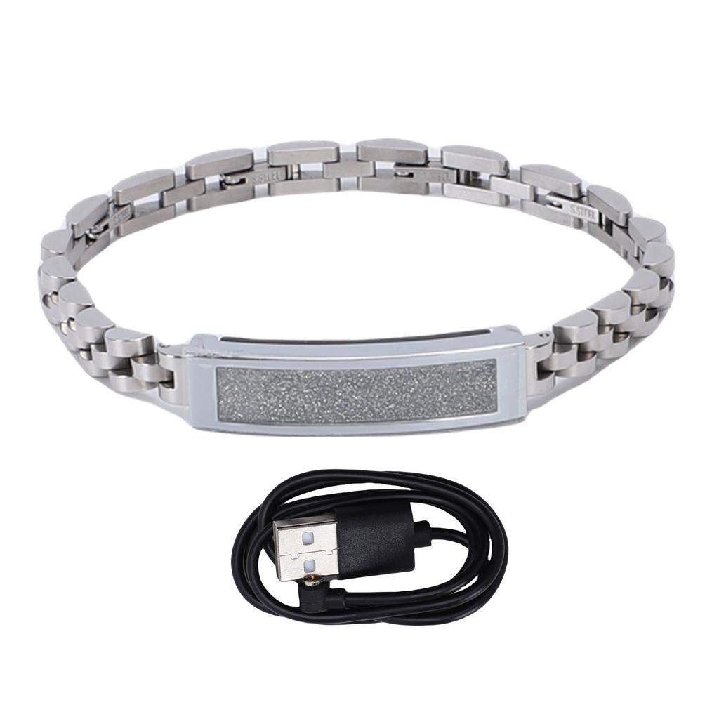 Smart Bracelet Steel Wristband Multi Motion Modes Call Reminder Waterproofing Magnetic Smart Bracelet Activity Fitness
