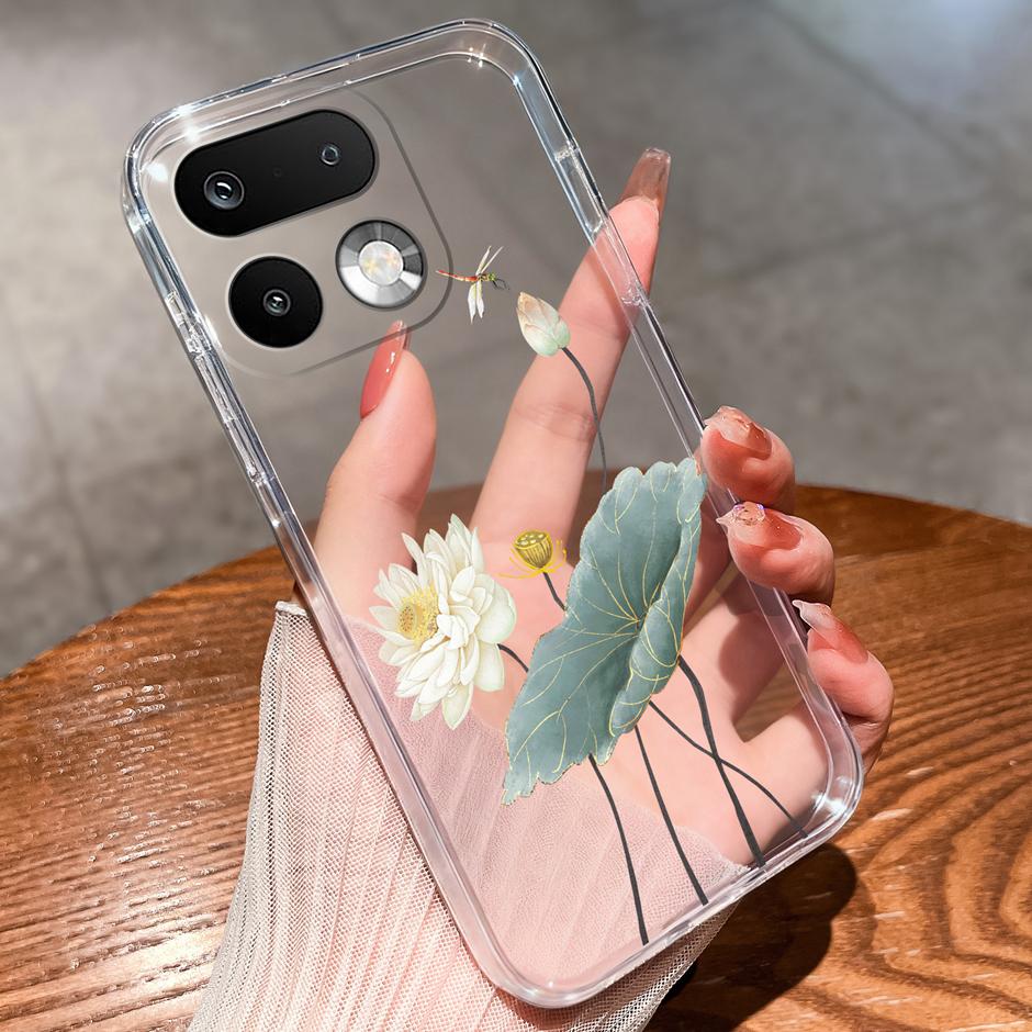 Cases For OPPO Realme 16 Pro 16 Pro Plus Yellow Duck Girl Antifouling Trendy Transparent Housing For Realme 16Pro 16 Pro+ Fundas
