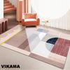 Crystal Velvet Light Luxury Scandinavian Simple Style Living Room Carpet Modern Simple Sofa Coffee Table Rug Bedroom Mat