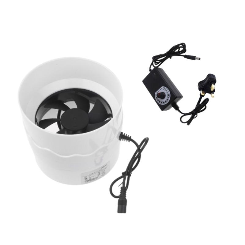 

Inline Duct Fan Air Ventilator Metal Pipe Ventilation Exhaust Fan Adjustable Extractor Bathroom Toilet Wall Fan Booster 1