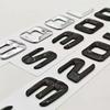 HUUML1 3D ABS Car Letters Logo S300L S320L Badge Sticker Emblem Decals For Mercedes Benz S Class S300L S320L V221 V222 Tail Accessories