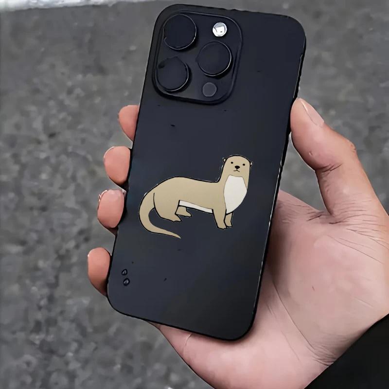 Otter Sticker Cute Animal Art Sticker  Computer Decal Durable for Laptop, Car, Luggage More - Perfect for Teens, Adults, Creative Decor & Gifting