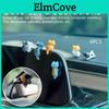 Cat 6pcsset Mini Cute Cartoon Ornaments Car Screen Edge Decoration Cat Micro Landscape Model Creative Car Accessories Gifts