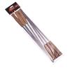 ZISIZ 8-Piece Stainless Steel Flat BBQ Skewers Set