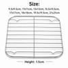 304 Stainless Steel Cooking Rack Square Grid Grill Cooling Rack  Home Kitchen Oven Steamer Cooker