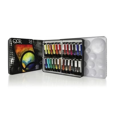 Watercolor - QoR - Discovery Set 24 Colors - 24 Varied Shades - For Adults - Mixed