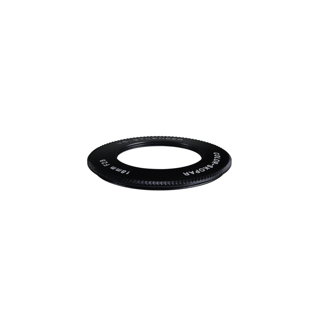 Voigtlander 18mm Asphärisch Schwarz Festbrennweite für Fujifilm COLOR-SKOPAR F2.8 X-Mount Weitwinkel X-Mount (Wechselobjektiv)