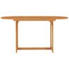 5 Piece Garden Dining Set Solid Teak Wood