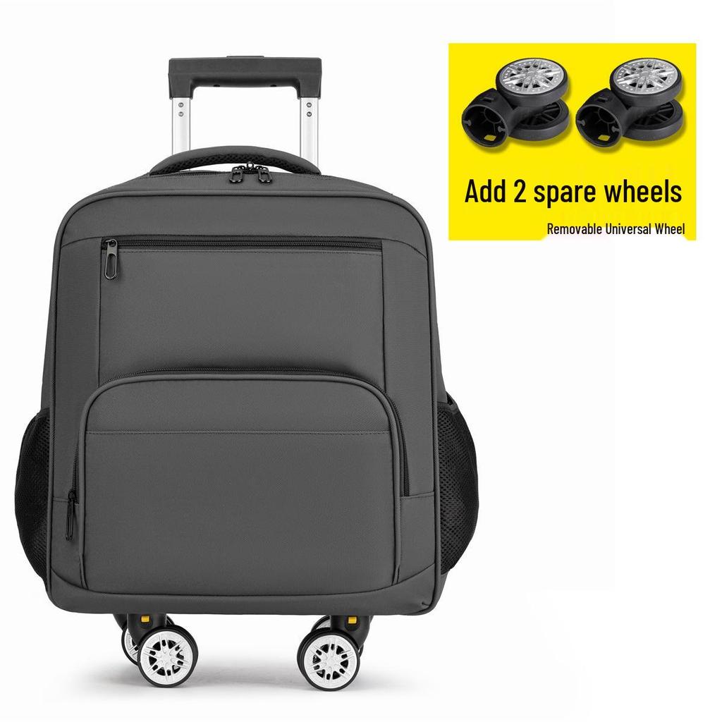 Borsa Trolley con Ruote Staccabili: Bagaglio a mano ad alta capacità, Zaino da fitness, Bagaglio da viaggio d'affari