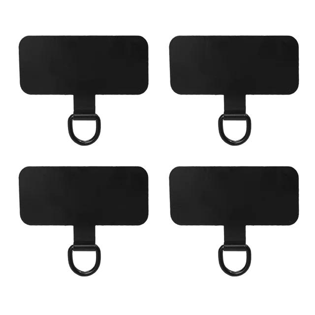 4/1pcs Metal Phone Lanyard Gasket Patch Durable Ultra Thin Mobile Phone Sling Rope Card Clip Snap Strap Hang Cord Tab
