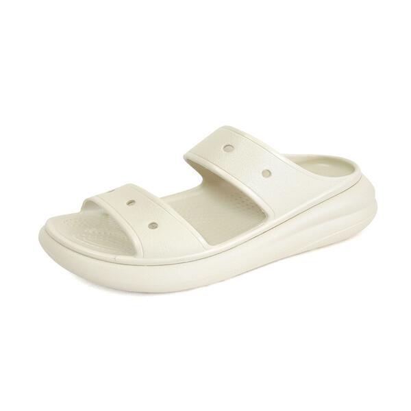CrocS CruSh Women S Platform Clog Tall SandalS SlipperS Bone Beige 207670 2y2