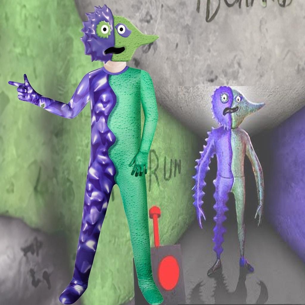 2023 Kinder Bühnenauftritt Kostüm Ld138 Lila Cartoon Garten Kostüm für Jungen und Mädchen